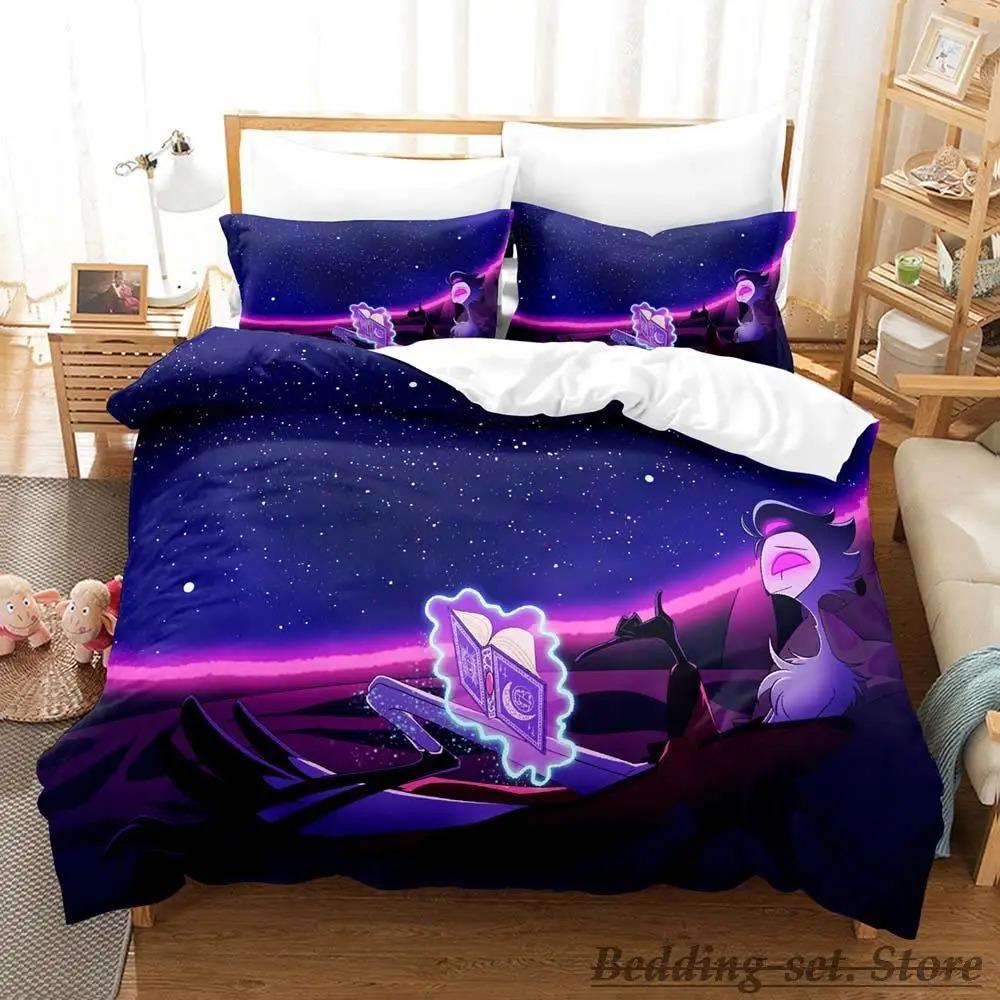 Elegant Lightweight Single Twin Full Queen King Stolas Boss Size Bed Adult Kid Bedroom Duvetcover Sets Anime Parure De Lit Quilt