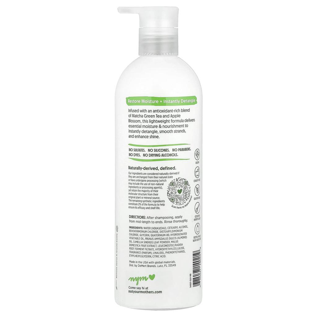 Not Your Mother'S, Daily Nutrition Conditioner, Matcha Green Tea & Apple Blossom, 450Ml(15.2Fl Oz)