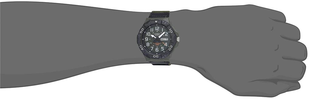 Casio Watch MRW210HB-3BV MRW-210HB-3BVCF Green