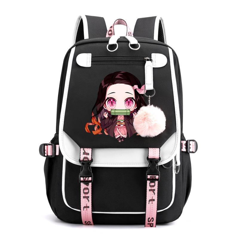 Anime Ghost Destroy Peripheral School Bag Junior High School Student High School Student Male and Female Same College Wind Backpack