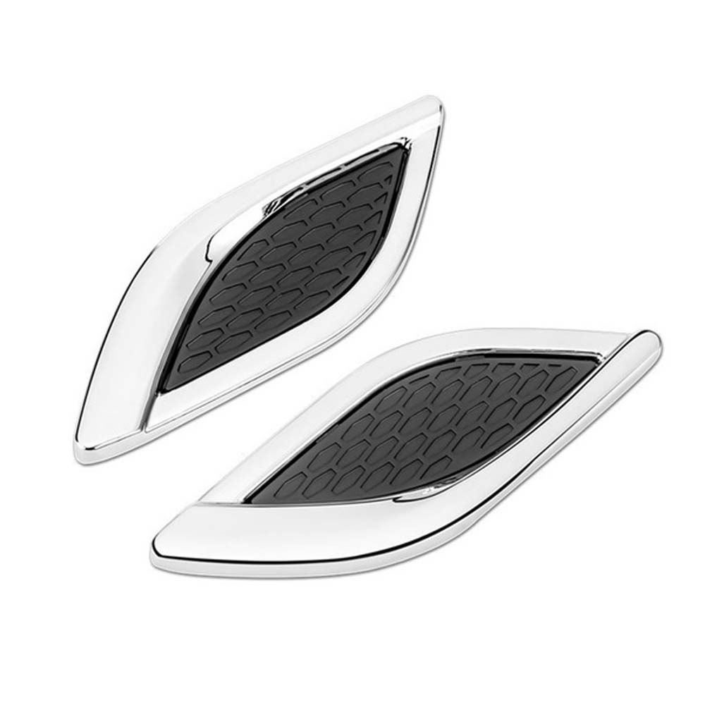 

Air Outlet 3D Car Sticker Shark Gill Sticker Modified Accessories Car Leaf Board Decoration серебряный