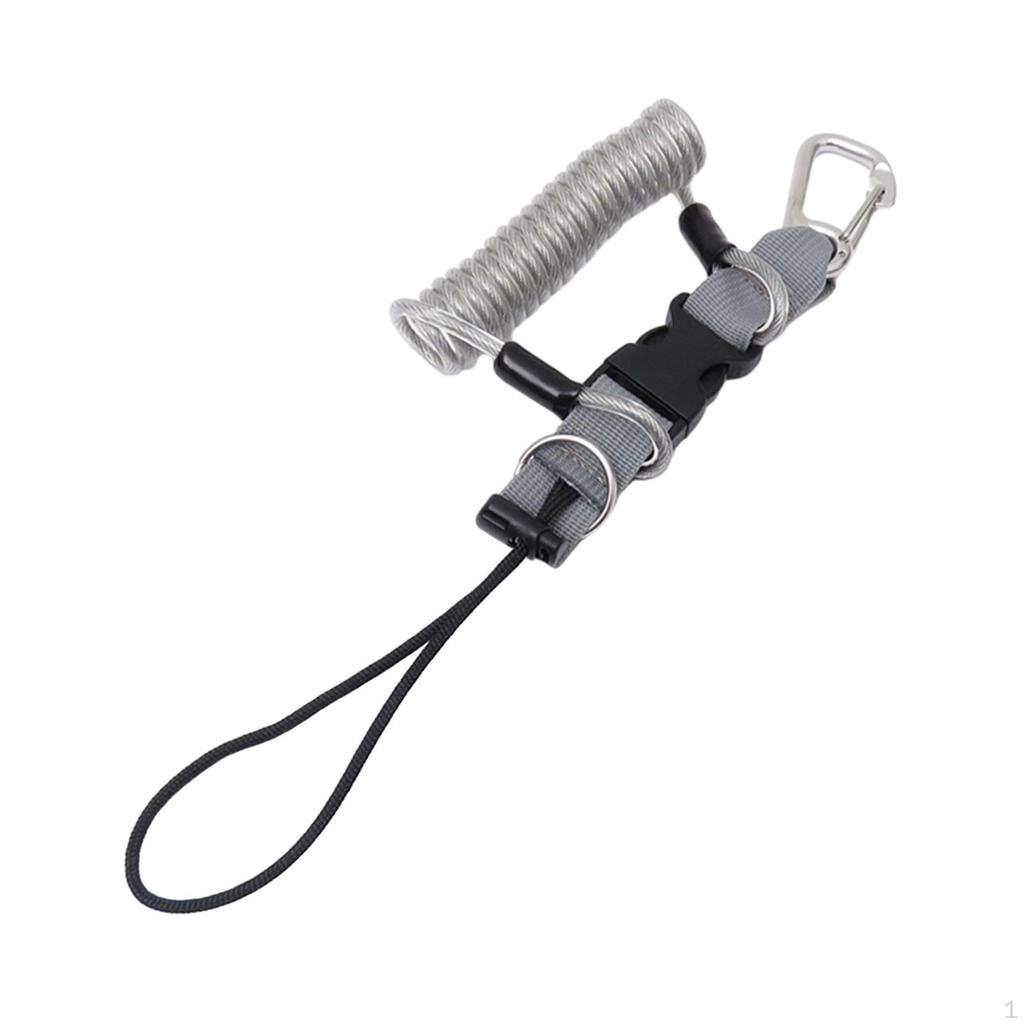 Tauchspirale Lanyard Kamera Metallarmband Seil Kostenlos für Wassersport