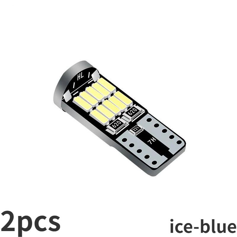 2pcs T10 Led Canbus No Error Car Interior Light T10 26 SMD 4014 Chip Pure White Instrument Lights B Car Parking Position Lights