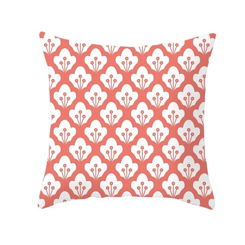Living Coral Pillow Case   Peach Home Throw  Cover Cushion