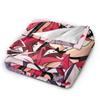 2025 H-Hazbin Hotel Charlie Cartoon Flannel Blanket  Warm Throw Blanket for Bedroom Picnic Print Bedspread Sofa Bed Cover