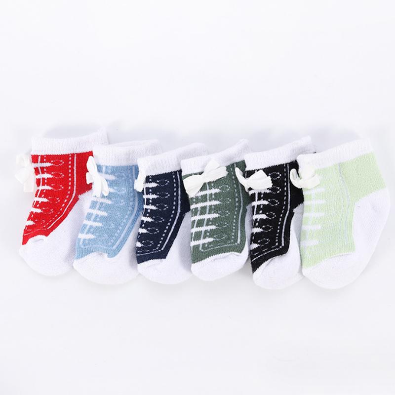 

2Pair/lot 0-12 months sports baby socks 0-12months
