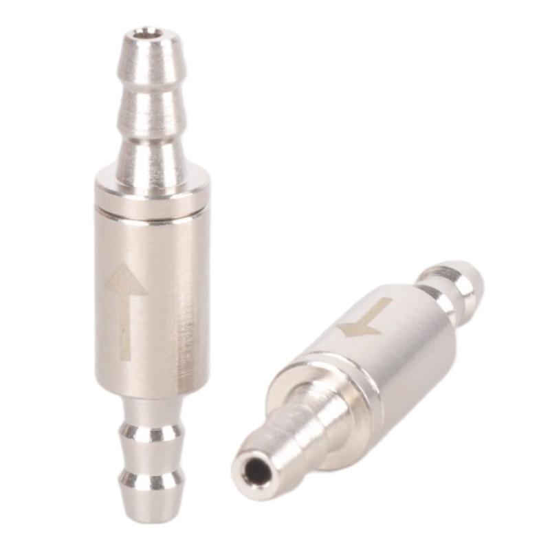 2PCS 360 Degree Rotatable Check Valves Set Low Noise For CO2 Systems Carbon Dioxide Diffuser Fish Tank Accessories
