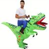 1pcs Halloween Adults Inflatable T-Rex Dinosaur Costume Suit Cosplay Funny Air Blow-up Suits Carnival Christmas Theme Party