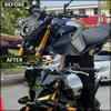 Flyscreen Front Fairing Wind Deflectors For Yamaha MT-09 MT09 SP MT09SP 2024-2025 Windshield Bracket Windscreen Protector Cover
