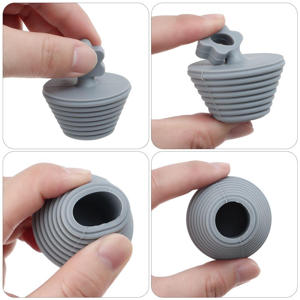 Silicone Bathtub Plug Bathroom Kitchen Sink Drain Stopper Replacement Practical Anti-clogging Bathtub Plug Bathroom Hardware