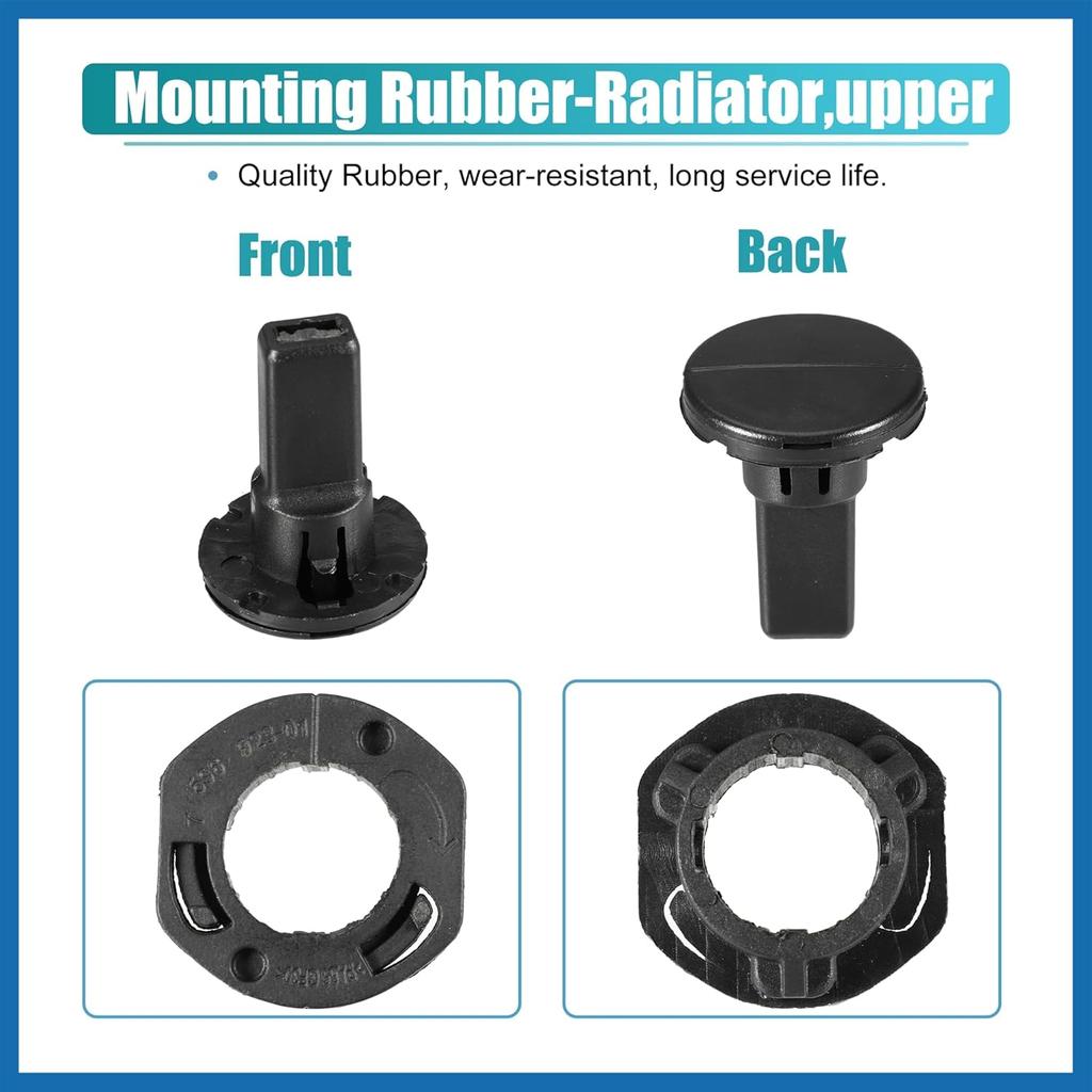 2 Set Upper Radiator Mount Bushing Bracket with Support Sleeve for BMW 228i 2014-2016 No.17117596922/17117596923 Item Replacement