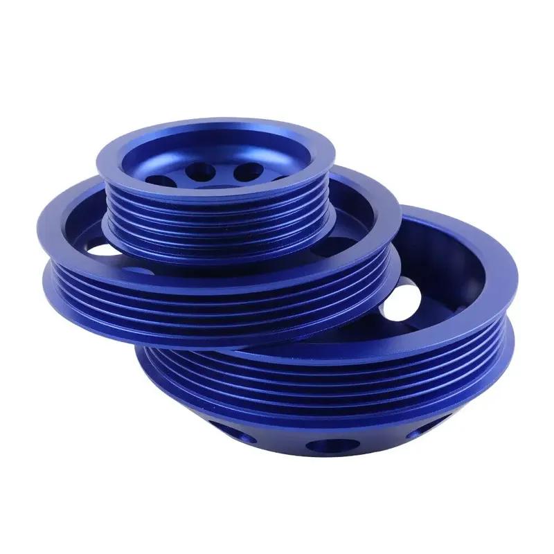 Belt Pulley Crankshaft Crank 3PCS Set