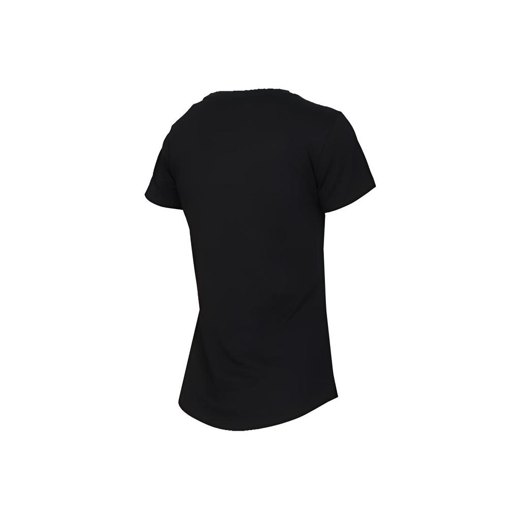 Puma Sports Fitness Printed Short Sleeve T-Shirt Women Tops Black 581631-01