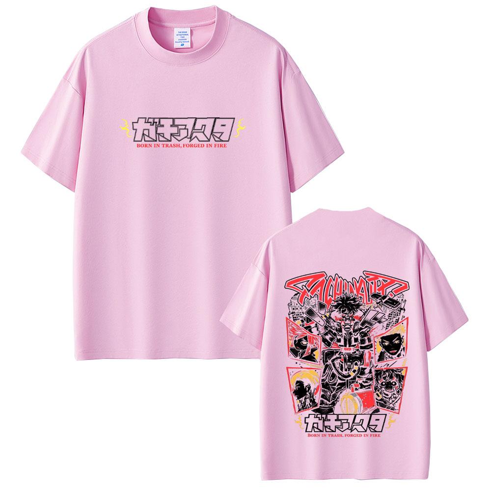Anime Gachiakuta Ludo Merch Tshirt Unisexs Womens Casual Soft Cotton Crewneck T Shirts Unisex Cartoon Fashion Cosplay Streetwear