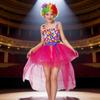 Clown Cosplay Costume For Adults With Polyester Fabric Perfect For Themed Parties And Performances
