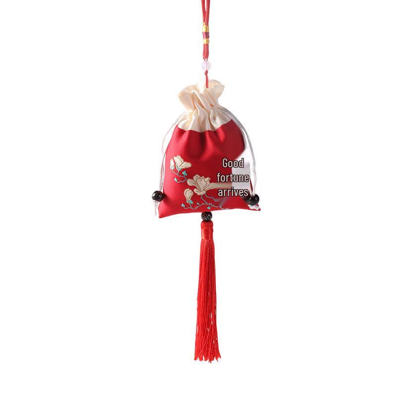 Ping An Cultural Scenic Amulet: Hanfu Style Sachet Pendant for Safety and Luck
