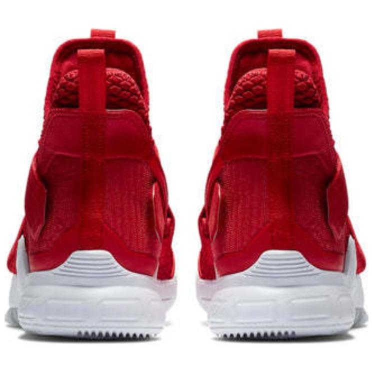 Nike LeBron Soldier 12 TB University Red Men Sneakers White-Metallic-Silver AT3872-603
