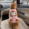 Cartoon Thicken Dog Lion Pattern Costume Pocket Design Warm Dog Thermal Vest Cozy Pet Sweater Autumn Winter