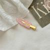 5 Stück Cwllrn Mädchen Nahtloses Haarspangen-Set Damen Acetatplatte Keine Biegung Pony-Clip Entenschnabel-Haarnadeln Make-up Haarstyling-Werkzeug