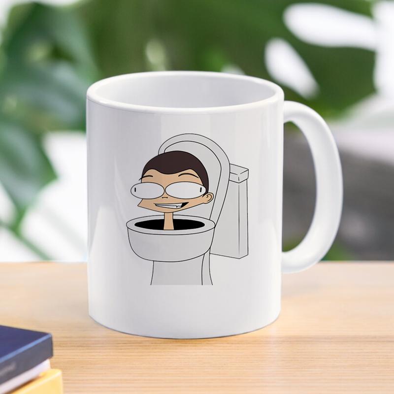 Cartoon Skibidi Toilet Coffee Tea Mugs Speakerman Camcordeman Breakfast Dessert Milk Water Ceramic Cups Home Drinkware Friend Gifts