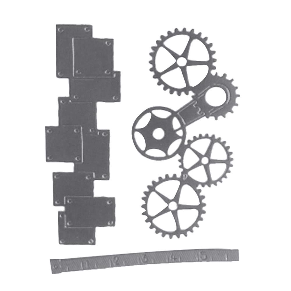 DIY Paradise 3 buc. Șablon de tăiere pentru album de însemnări Șablon de relief pentru hârtie, matriță pentru șablon