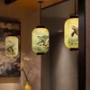 Japanese Traditional Cloth Lantern Ukiyo-e Style Turtle Printed Lantern Restaurant Pub Izakaya Cuisine Shop Hanging Decor Lamp