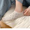 Seasonal Shallow Mouth Boat Socks Socks Women'S Solid Color Polka Dots Do Not Fall Off And Invisible Socks Summer Women