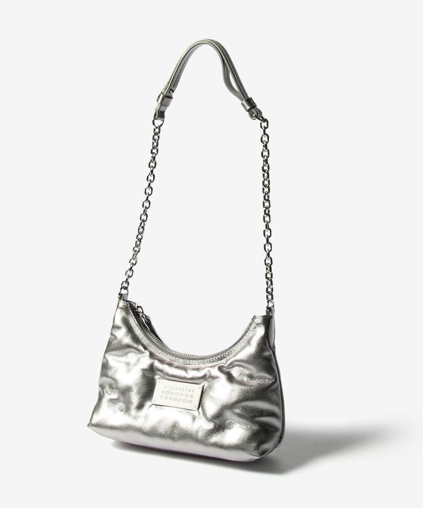 Maison Margiela GLAM SLAM Metallic Grey Shoulder Bag SB1WG0021P6748 Women's [Used]