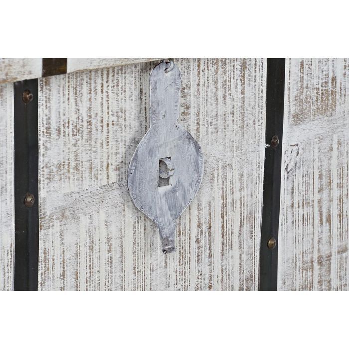 Coffre - DKD Home Decor - Bois de manguier - Métal - 116x40x45 cm - Élégant et pratique