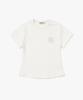 Lomaentinueo Sunrise Slim-Fit Cropped Cotton T-Shirt (White)