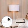 Multipurpose Pull Chain Switches Set Convenient for Lamp Fixtures Portable Designs Sturdy Plastic Construction 2A