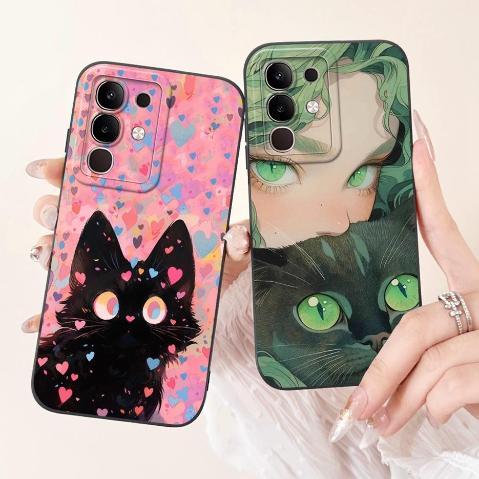 For Vivo Y29 4G 5G Case Fashion Rabbit Cartoon Cover Shockproof Phone Case For Vivo Y29s Y 29 S VivoY29 5G V2420 Soft TPU Fundas