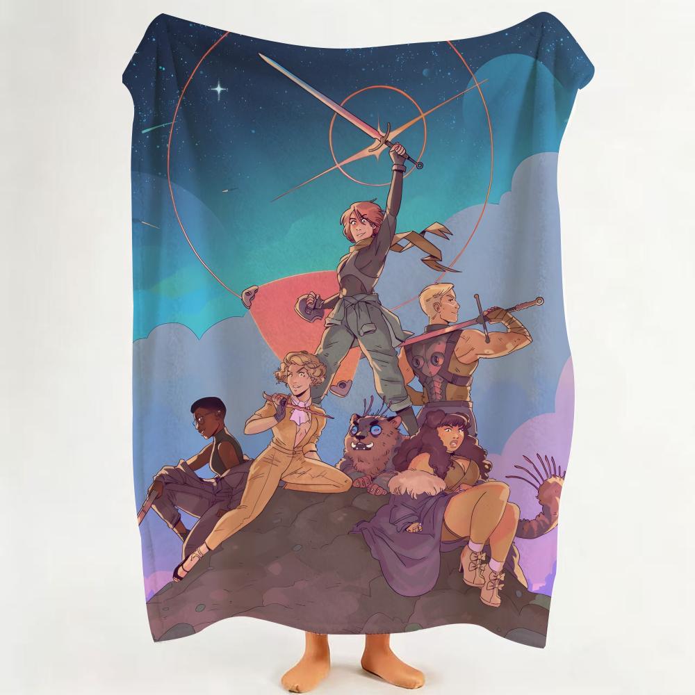 

Comic S Saga Throw Flannel Throw Blanket Suitable for Sofa Living Room Bedroom 75cmx90cm