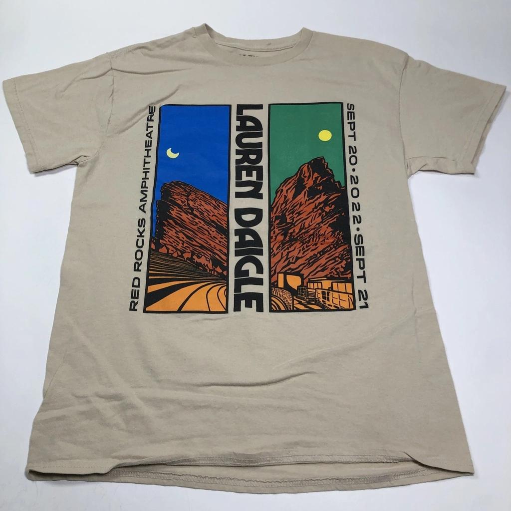 Vintage Lauren Daigle Amphitheatre Tour Beige Colour S To 5XL Shirt SN457