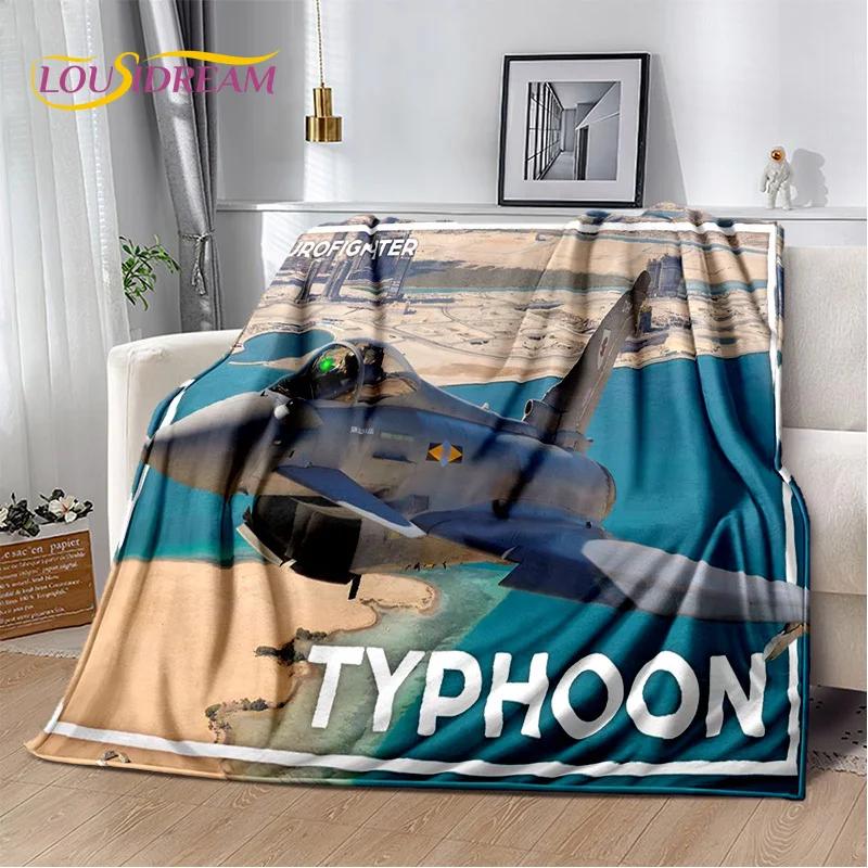 3D Air Force Jet Fighter Spitfire Aircraft Blanket,Flannel Soft Throw Blanket for Home Bedroom Bed Sofa Picnic Office Kids Cover