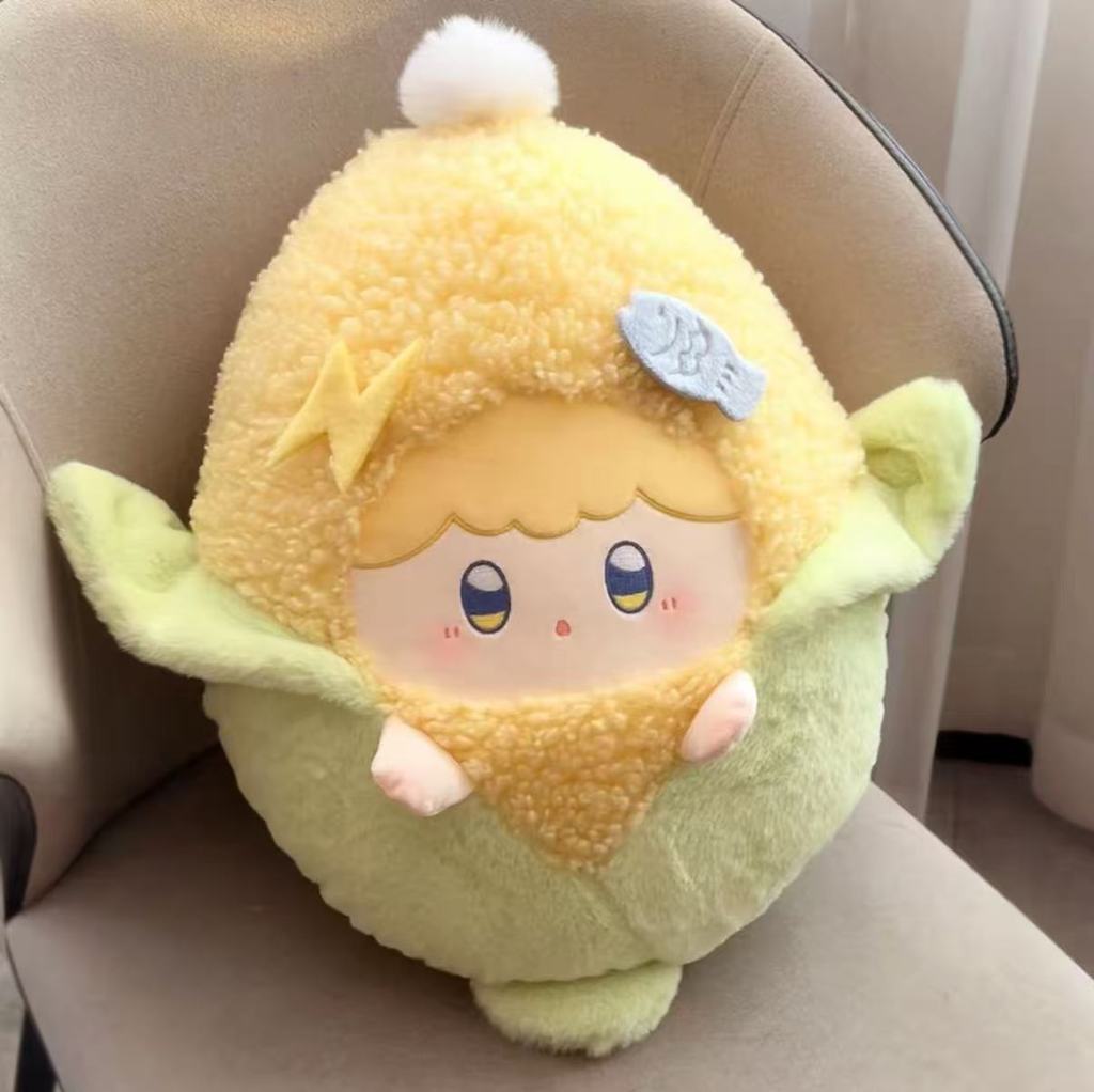 

Plush Corn Pillow Cartoon Vegetable Soft Toy For Kids And Teens Gift