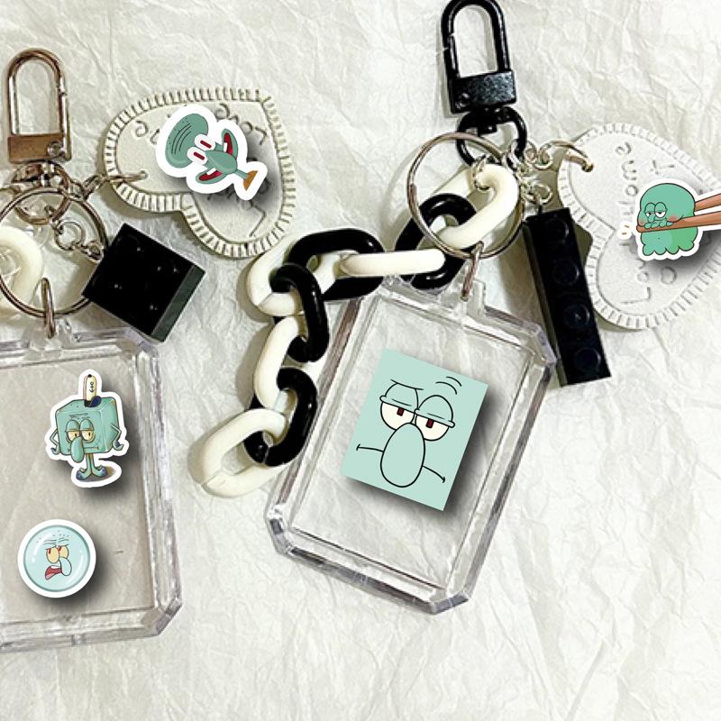 60 Cute Cartoon Squidward Stickers for Laptop, Phone, DIY Album Decoration