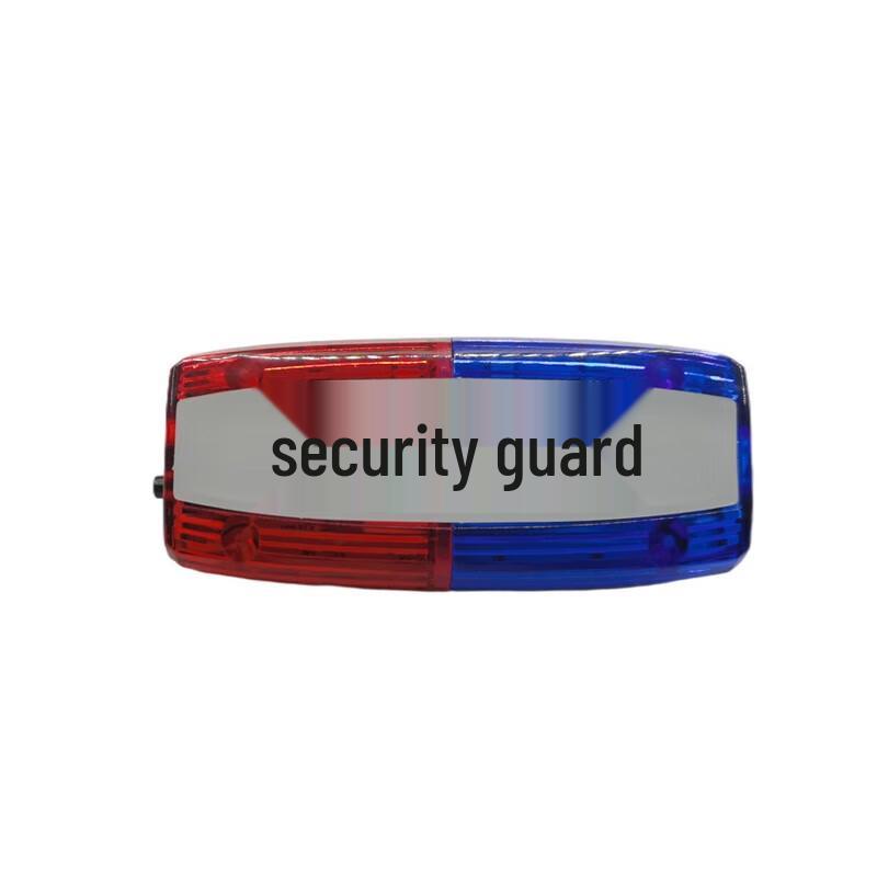 LED Rechargeable Red/Blue Flashing Shoulder Warning Light