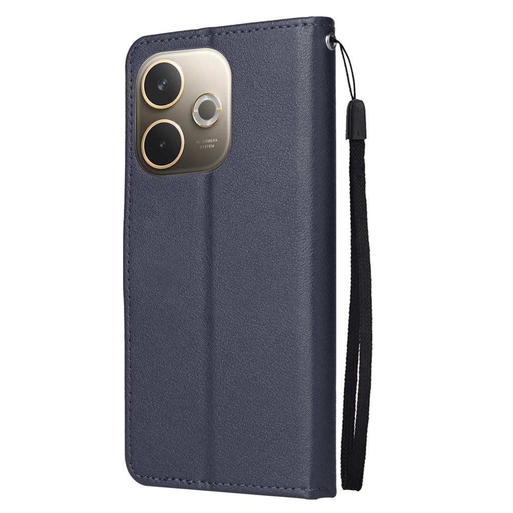 Phone Case For Oppo A5 Pro 5G (Global)/4G (Global)/A5 Energy 5G (China) , Wallet Stand View PU Leather Cover with Wrist Strap