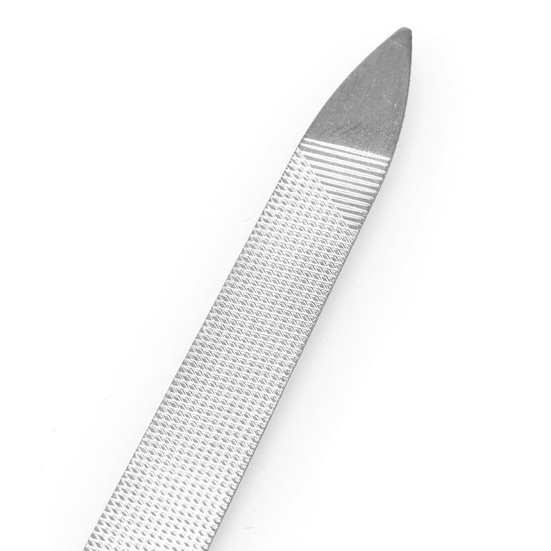 Nail File Stainless Steel Double-Sided Grinding Finger Manicure Pedicure Tool