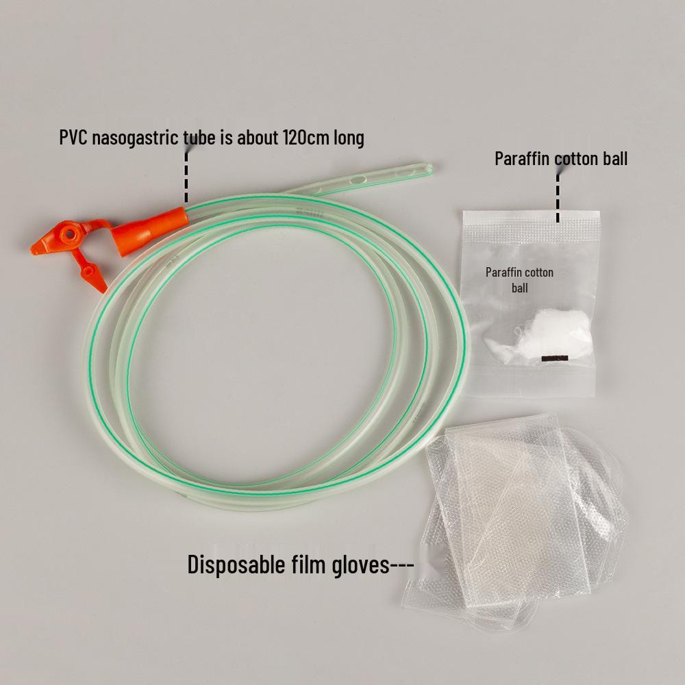 Weikang 7-Day Nasogastric Feeding Tube Kit - Disposable PVC Indwelling Stomach/Nasoenteric Tube