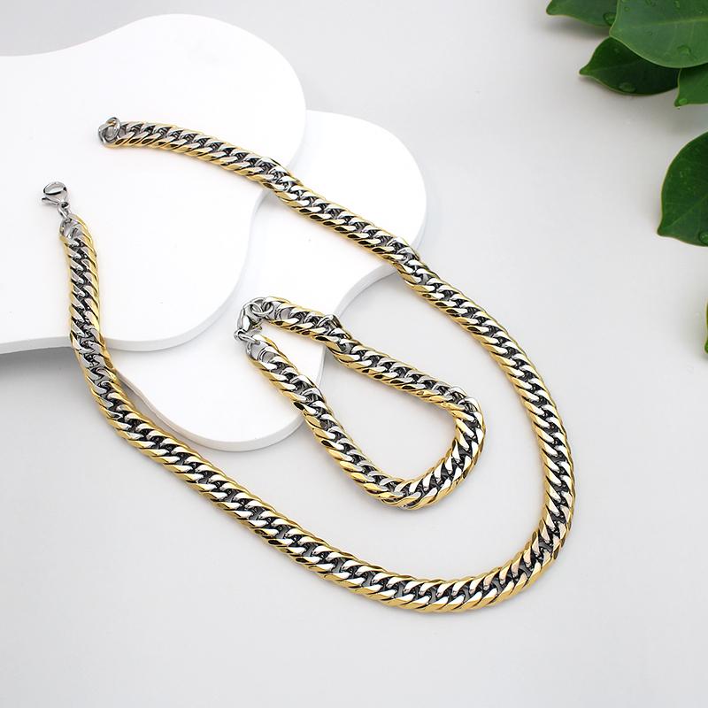 Best Selling 316L Stainless Steel 18K Gold Link Bracelet Cuban Chain Bracelet Non Tarnish Cuban Link Bracelets