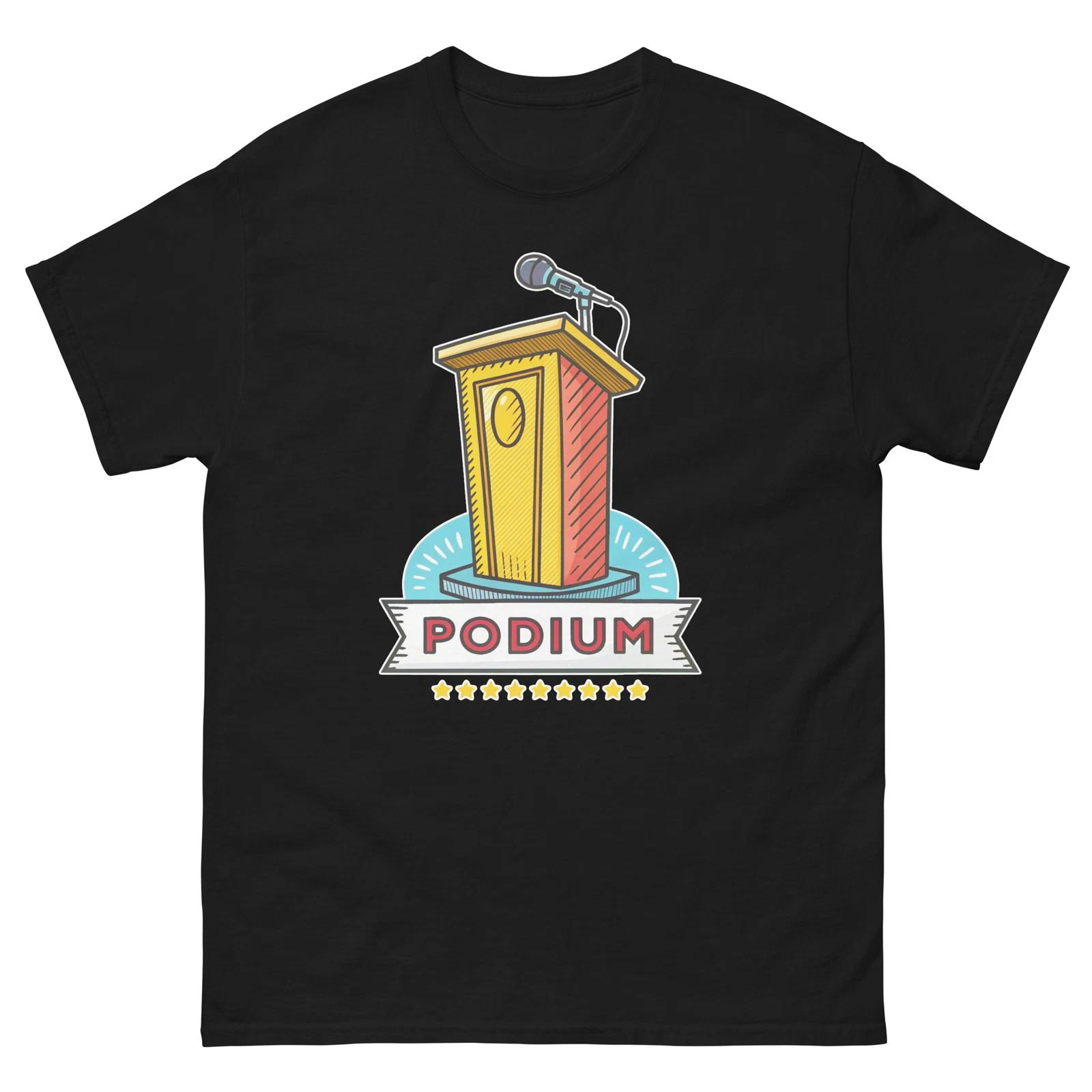 Podium School Classroom Object Office Teacher T-Shirt S