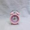 3-Inch Metal Craft Daisy Modern Bell Alarm Clock, Round Simple And Super Loud Noise