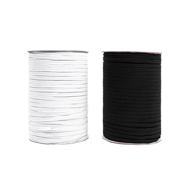 Black & White Horse Pattern Elastic Band for Clothing, Accessories, Sheets, and Hair