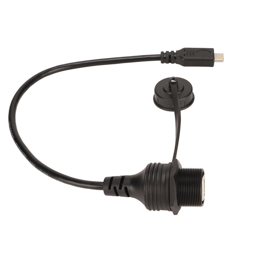 Type C to USB B Cable Waterproof Embedded Installation Extension Cable for Printers Cars Ships Yachts Dashboards