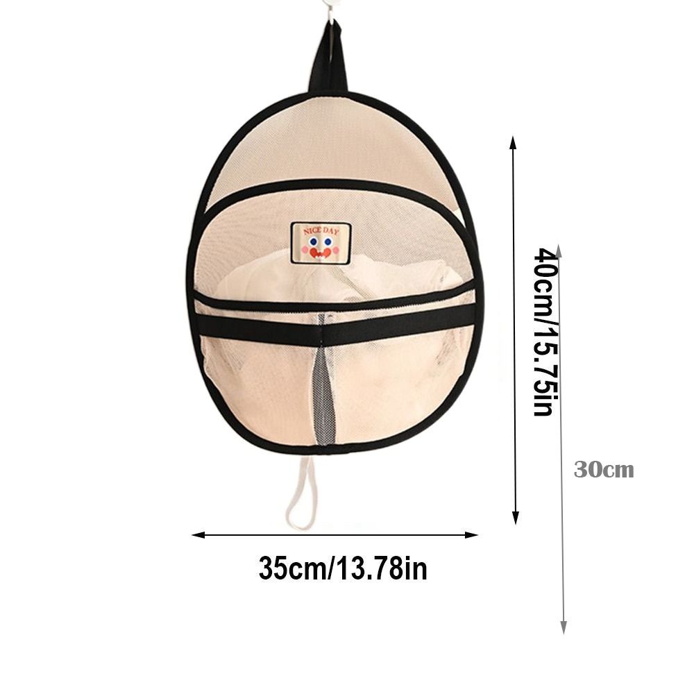 

Large Capacity Storage Mesh Bag Reusable Vegetable Storage Net Bag Portable Hanging Mesh Bag чорний