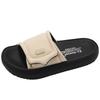 Internet celebrity French fairy style thick-soled slippers female 2025 new outer wear summer skirt heightening cool slippers