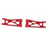 2pcs RC Car Swing Arm High Strength Alloy Rear Lower Suspension Arm for 1 24 RC Car Upgrade Parts Red