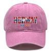 "NORWAY" "HEIA NORGE" Flag Printed Sun Hat , Adjustable Snapback Baseball Cap Simple Leisure Lightweight Distressed Dad Hat
